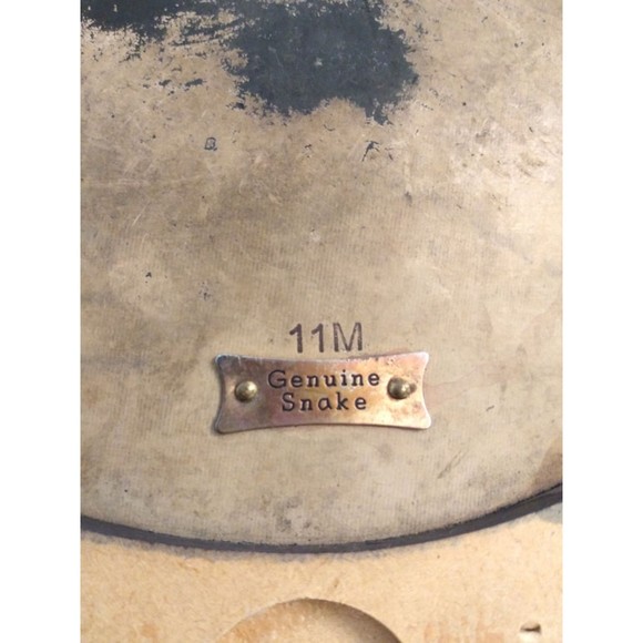 Giorgio Brutini Private Collection Snakeskin Red Bown Dress Shoes Men’s Size 11M - Picture 8 of 8